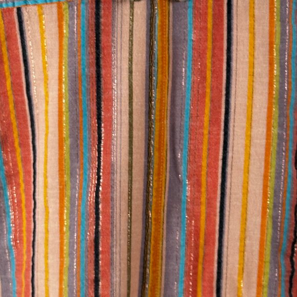 LIke New Anthropologie PILCRO Multicolor Stripes Button Down Shirt Size … - Picture 9 of 12